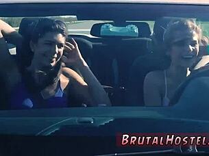 this anal bondage compilation features two young sluts sydney cole and her friend in their first time