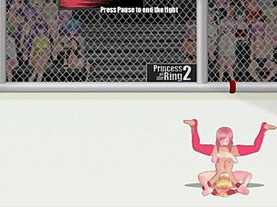 Princess Vivian Fights Paris in Street Catfight Wrestling