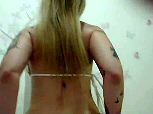 Hard not to cum watching this blonde's perfect ass riding in cowgirl POV! 😍