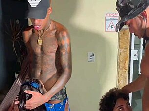 Primeira Troca de Casal com Enteada e Amiga na Mansao em Buzios