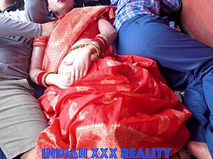 Indian step mom TEACHES step son in roleplay with step dad