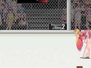 Princess Vivian Fights Paris in Street Catfight Wrestling