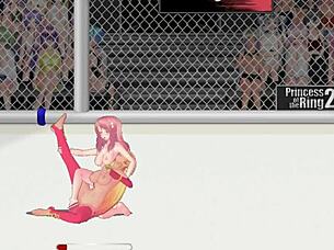 Princess Vivian Fights Paris in Street Catfight Wrestling