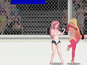 Princess Vivian Fights Paris in Street Catfight Wrestling