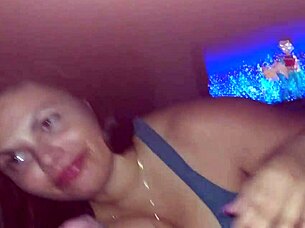 Black Tina Rubs Shaved Pussy Intensely