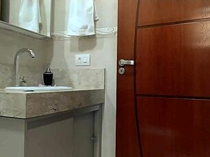 Corintiano fucks busty beauty doggystyle bent over homemade