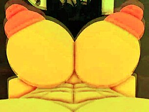 intensely teaching her ass to take a big white cock in roblox