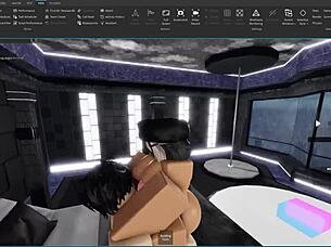 slut getting fucked by a femboy on roblox