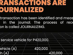 Pinay College Student Teaches Accounting Cycle
