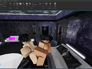 slut getting fucked by a femboy on roblox