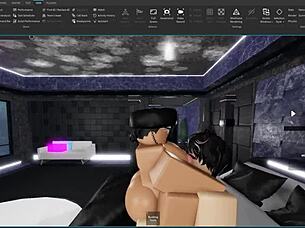 slut getting fucked by a femboy on roblox