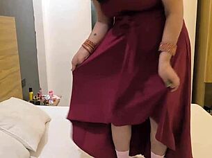 Hardcore Sex In Oyo Hotel With Muff Diving And Facial On BBW Pornstar