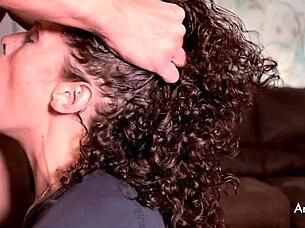 rough facefuck for redhead rhonda with slapping and gagging