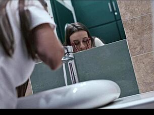 Slutty nurse gets preyed by horny infected Asian patient in hospital transformation