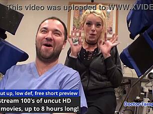 Dr. Tampa gives Bella Ink a humiliating entrance physical at Tampa University