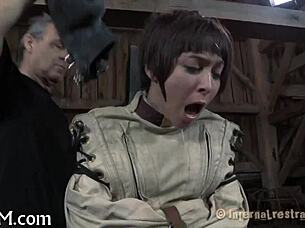 demeaning a cute couple in bdsm play