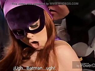 batgirl in distress bondage bound parody hardcore