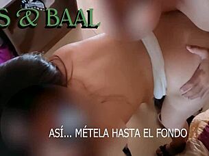 Min første trekant! Mannen joinet og de knullet meg hardt!