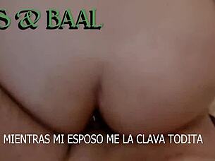 My First Threesome! Husband Joined and They Fucked Me Hard!