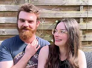 Katerina Petite Brunette Enjoys Group Sex With Amateurs