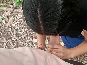 Indian babe fucked in field