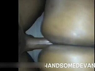 Ebony BBW granny meets HandsomeDevil for intense fucking