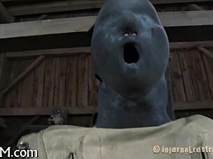 demeaning a cute couple in bdsm play