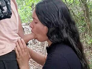 Indian babe fucked in field