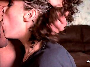 rough facefuck for redhead rhonda with slapping and gagging