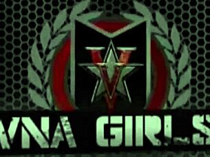 Kimber Lee rides dildo in panties