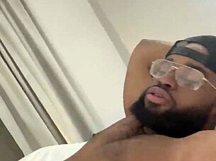 Young blonde katrina thicc randomly sucks black bodybuilder's monster cock