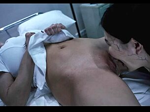 Slutty nurse gets preyed by horny infected Asian patient in hospital transformation