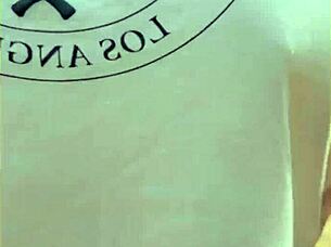 Wife Changes Shirt, Exposes Big Tits Outdoor.