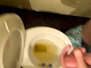 Horny guy masturbates his monster cock in solo session