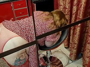 Horny Neighbor Fucks Chubby Redhead