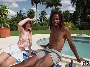 Deep anal pounding Chanel Camryn!