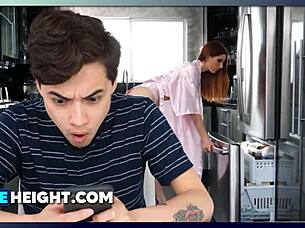 Mileheight com shark milf Lilian Stone seduces her stepson Juan el Caballo Loco at breakfast