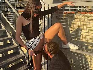 Transei Na Escada Com Meu Chefe Do Trabalho