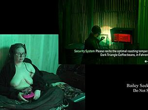 Playing naked night springs part 2 with big tits brunette bbw