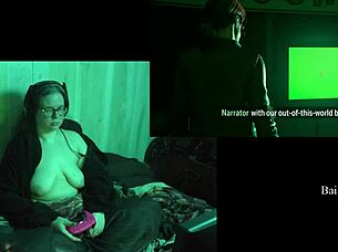 Playing naked night springs part 2 with big tits brunette bbw