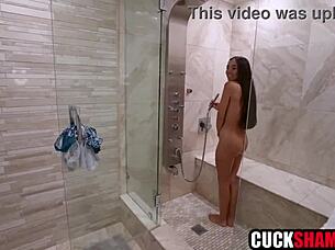 Cuck invites black guy to fuck his skinny fiance