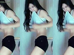 Cute Chinese girl dances before getting fucked