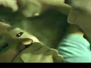 Kim Rodriguez enters the gangbang with kissing and banging.