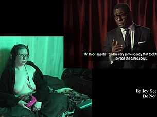 Playing naked night springs part 2 with big tits brunette bbw