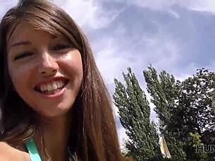 In Hunt4k, the arrogant girl gets her slits fucked in public POV pickup