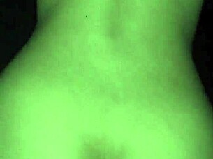 Big Breasted Woman Rides Horse