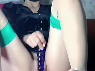 Mature Wife's Vibrator Brings Intense Orgasm!