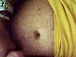 Aline Gives Handjob To Flavio Before Bedtime Cumshot