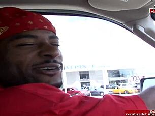 Busty Brunette Feels BBC Cumshot on Silicone Tits