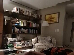 Aline Gives Handjob To Flavio Before Bedtime Cumshot